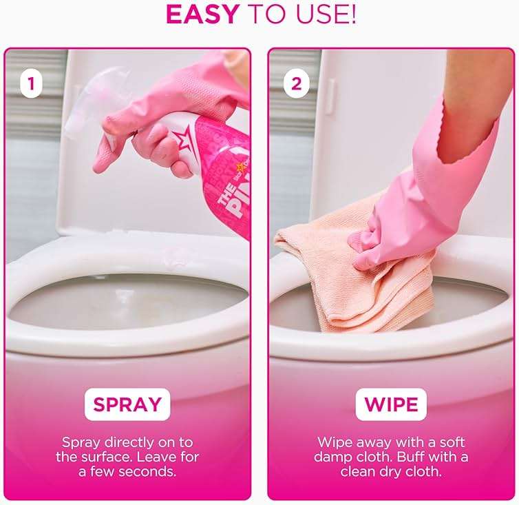 Stardrops - The Pink Stuff - Miracle Bathroom Foam Cleaner 750ml - Baths, Tiles, Soap Scum, Limescale, Streak Free - Image 4