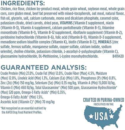 Purina ONE Plus Joint Health Formula Natural With Added Vitamins, Minerals and Nutrients Dry Dog Food - 16.5 lb. Bag - Image 13