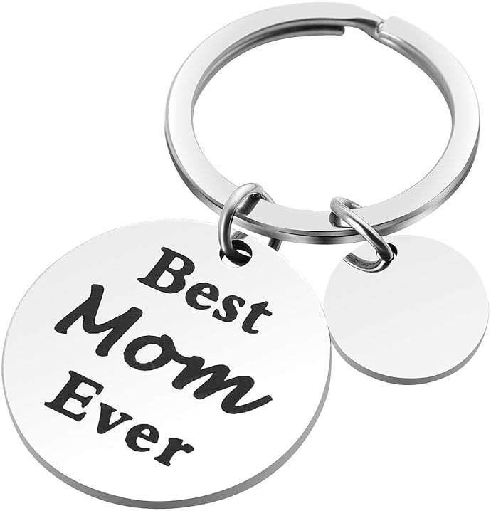 Mothers Day Gifts, Mom Gifts from Son for Birthday, I'll Always Be Your Little Boy, You Will Always Be My World, Best Mom Ever Keychain for Valentines Day Christmas Stocking Stuffers - Image 4