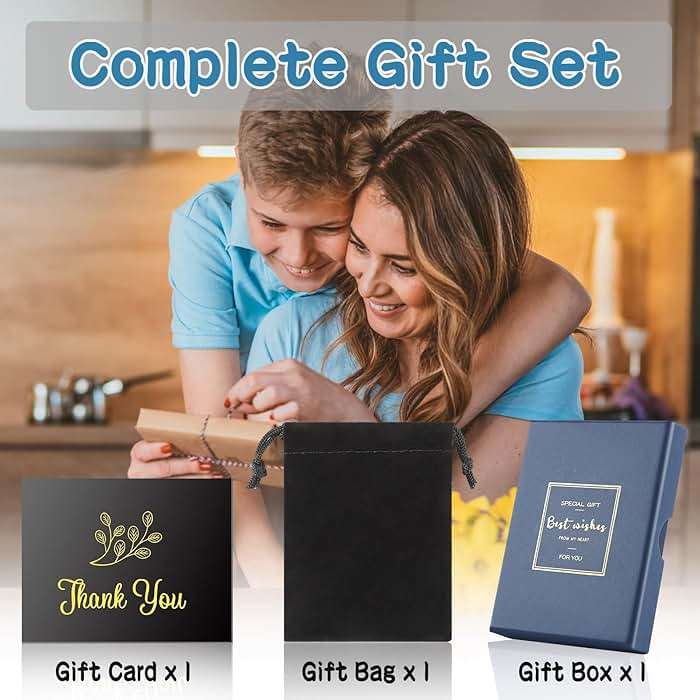Mothers Day Gifts, Mom Gifts from Son for Birthday, I'll Always Be Your Little Boy, You Will Always Be My World, Best Mom Ever Keychain for Valentines Day Christmas Stocking Stuffers - Image 7
