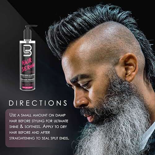 Level 3 Hair Serum - Repairs Your Damaged Hair - Softens and Smoothing - Level Three Hair Smoothing Serum - Reduces Frizziness L3 - Image 4