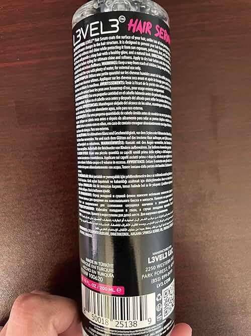 Level 3 Hair Serum - Repairs Your Damaged Hair - Softens and Smoothing - Level Three Hair Smoothing Serum - Reduces Frizziness L3 - Image 6