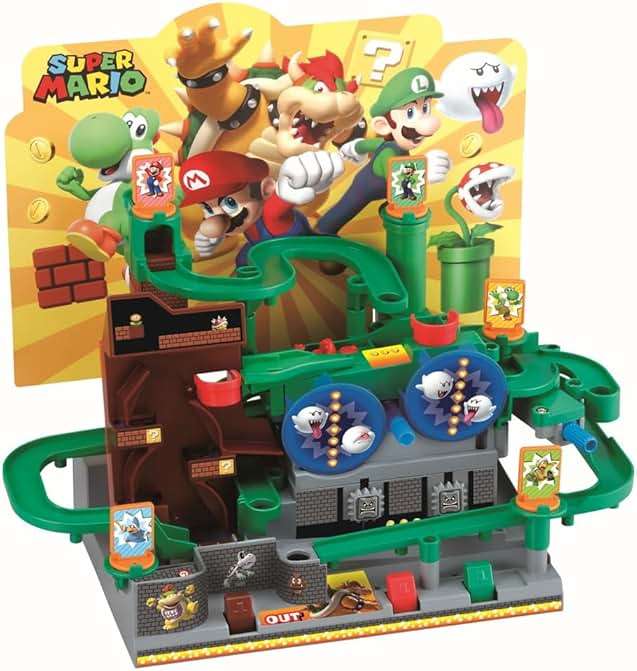 EPOCH Super Mario Adventure Game DX - Tabletop Skill and Action Game with Collectible Action Figures - Image 3