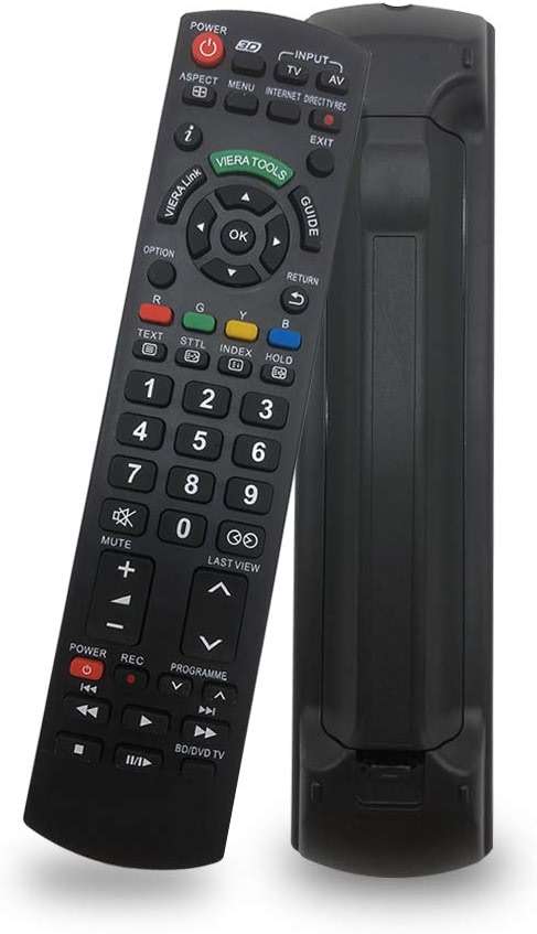 Universal Remote Control for Panasonic TV Remote Control Works for All Panasonic Plasma Viera HDTV 3D LCD LED TV/DVD Player/AV Receiver - No Program Needed - Image 1