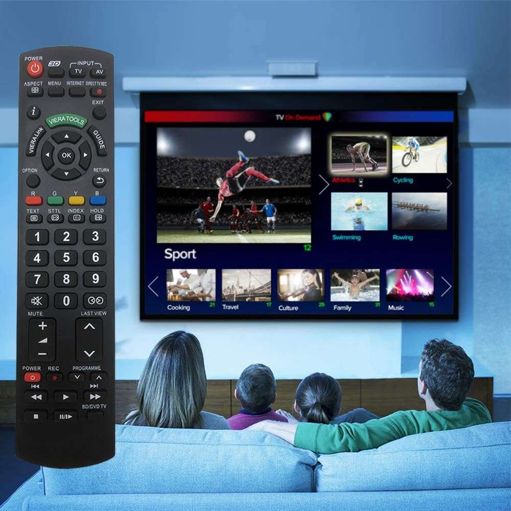 Universal Remote Control for Panasonic TV Remote Control Works for All Panasonic Plasma Viera HDTV 3D LCD LED TV/DVD Player/AV Receiver - No Program Needed - Image 2