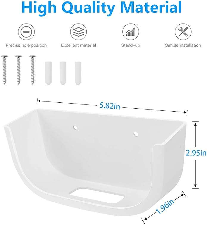 𝗛𝘂𝗮𝗳𝗹𝘆 2Pcs Screwless Wall Mount Bracket for Eero Pro 6 WiFi, VHB Stick On Holder, Strong Adhesive Holder, No Tools No Drilling No Hole - Image 3
