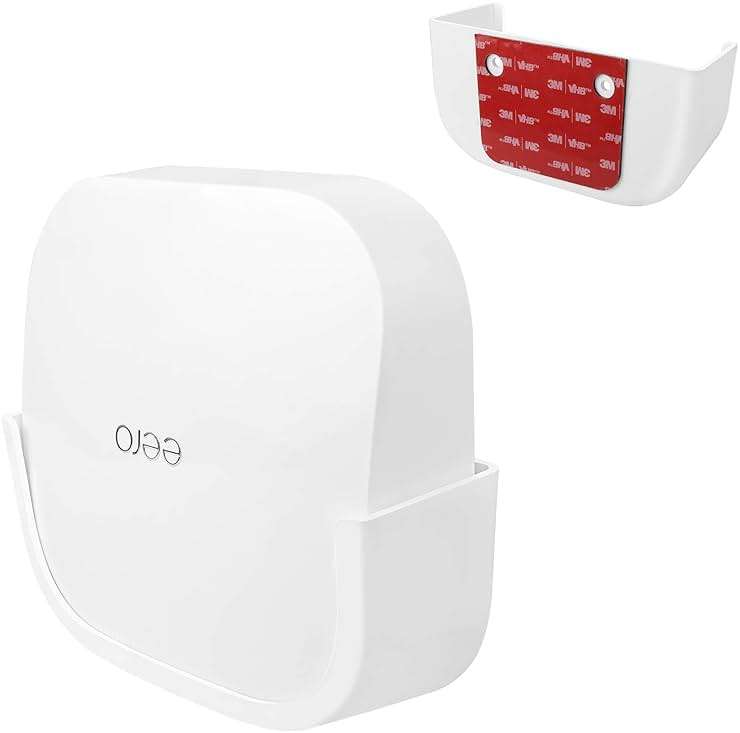 𝗛𝘂𝗮𝗳𝗹𝘆 2Pcs Screwless Wall Mount Bracket for Eero Pro 6 WiFi, VHB Stick On Holder, Strong Adhesive Holder, No Tools No Drilling No Hole - Image 8