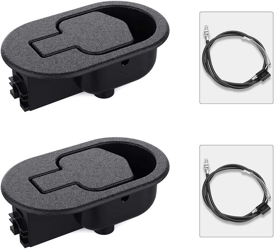 Baridwon 2 Set Recliner Replacement Parts, Durable Recliner Release Pull Handle with Recliner Pull Cable, Repair Replacement Parts Compatible with Most Furniture of Recliner Chair Sofa Couch - Image 1