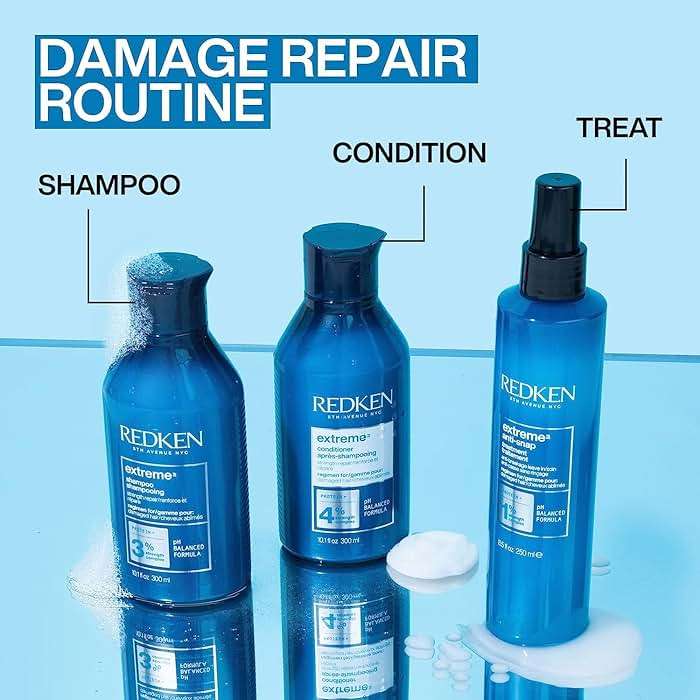 Redken Extreme Conditioner For Damaged Hair - Strengthen & Protect Damaged Hair, Infused With Proteins - Image 4
