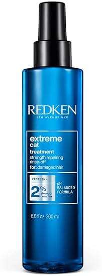 Redken Extreme CAT Anti-Damage Protein Reconstructing Treatment For Distressed Hair - Strengthens & Adds Shine With Ceramides - Image 1