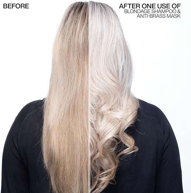 Redken Blondage Purple Shampoo For Blonde, Bleached or Highlighted Hair - Neutralizes Brassy Tones With Salicylic Acid, Color Depositing - Image 4