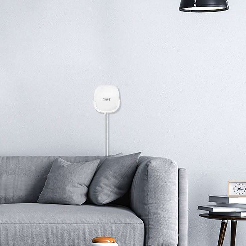 Screwless Wall Mount for eero 6 Dual-Band mesh Wi-Fi 6 Router Holder, No Tools Required, Easy to Install, No Drilling, Strong VHB Adhesive Mount by HOLACA (2 Pack) - Image 3