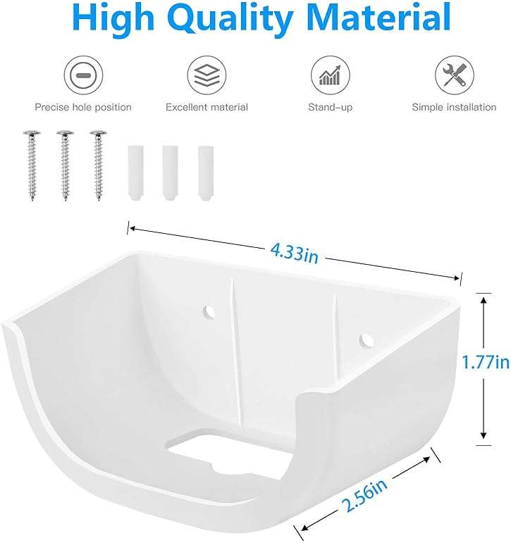 Screwless Wall Mount for eero 6 Dual-Band mesh Wi-Fi 6 Router Holder, No Tools Required, Easy to Install, No Drilling, Strong VHB Adhesive Mount by HOLACA (2 Pack) - Image 7