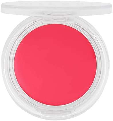 Milani Blush Makeup – Cheek Kiss Cream Blush for Cheeks, Buildable Cream-to-Gel Blusher & Lip Tint, Dewy Natural Color, Hydrating - Coral Crush - Image 3