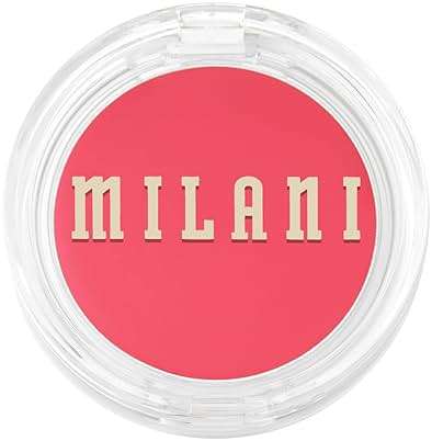 Milani Blush Makeup – Cheek Kiss Cream Blush for Cheeks, Buildable Cream-to-Gel Blusher & Lip Tint, Dewy Natural Color, Hydrating - Coral Crush - Image 10
