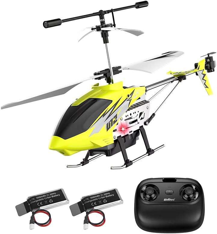 Cheerwing U12 Remote Control Helicopter with Altitude Hold, Mini RC Helicopter for Adults Kids, One Key take Off/Landing and 2 Batteries - Image 1