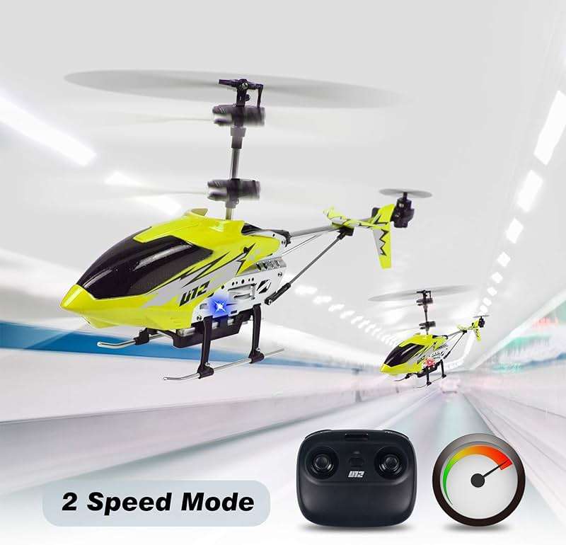 Cheerwing U12 Remote Control Helicopter with Altitude Hold, Mini RC Helicopter for Adults Kids, One Key take Off/Landing and 2 Batteries - Image 6