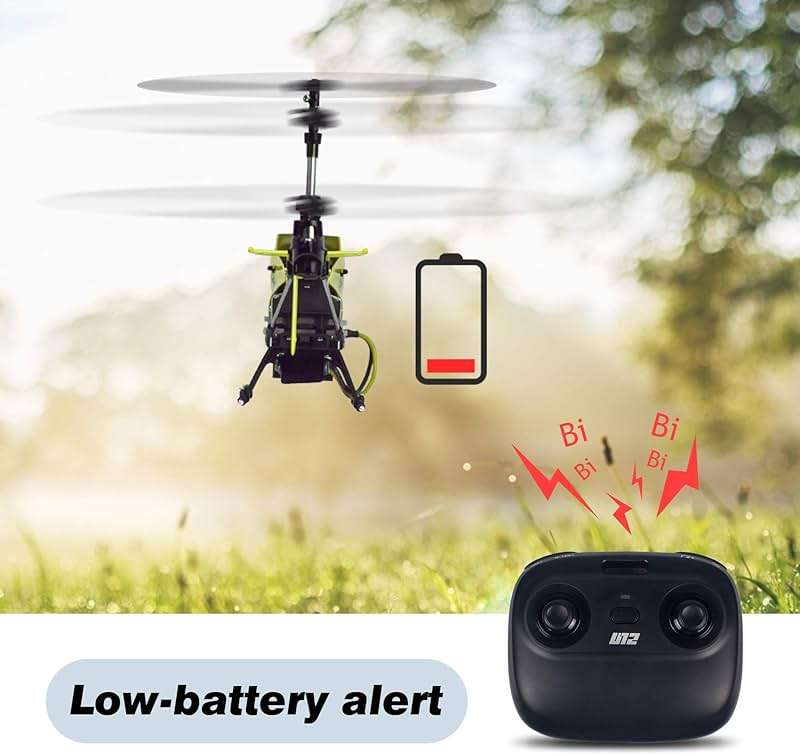 Cheerwing U12 Remote Control Helicopter with Altitude Hold, Mini RC Helicopter for Adults Kids, One Key take Off/Landing and 2 Batteries - Image 8