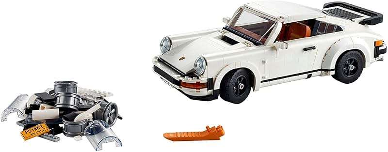 LEGO Icons Porsche 911 10295 Building Set, Collectible Turbo Targa, 2in1 Porsche Race Car Model Kit for Adults and Teens to Build, Gift Idea - Image 5