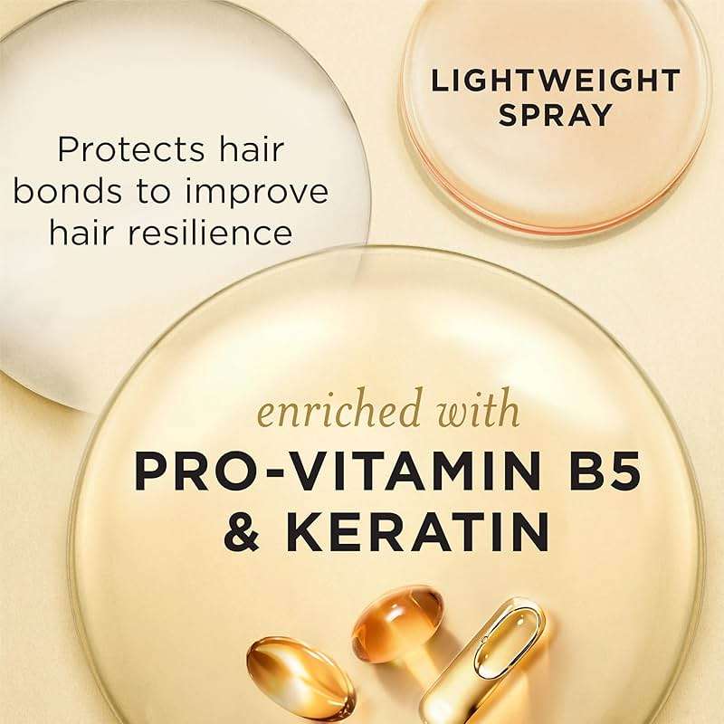 Pantene Miracle Rescue 10in1 Multitasking Spray - Heat Protection, Detangles, Repairs Damaged, Dry Hair, Improves Shine, Leave-In Conditioning Treatment with Keratin and Pro-Vitamin B5, 5.7 oz - Image 5