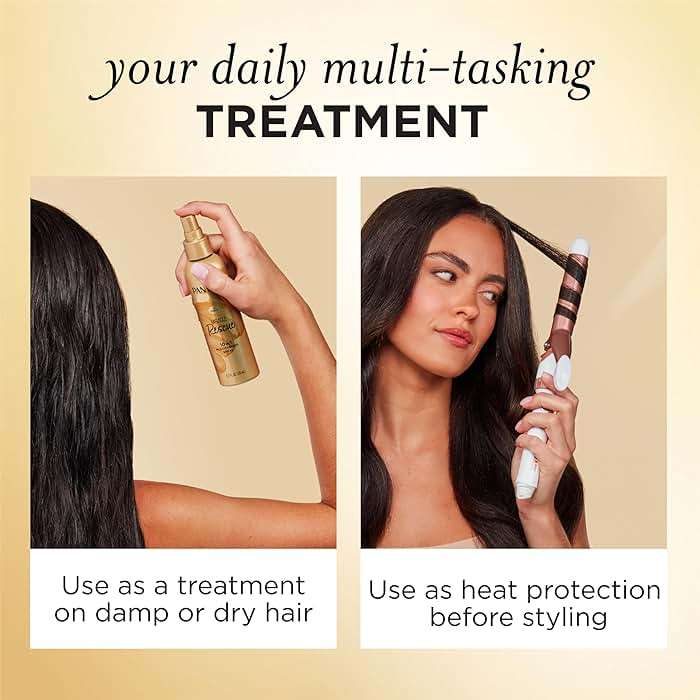 Pantene Miracle Rescue 10in1 Multitasking Spray - Heat Protection, Detangles, Repairs Damaged, Dry Hair, Improves Shine, Leave-In Conditioning Treatment with Keratin and Pro-Vitamin B5, 5.7 oz - Image 7