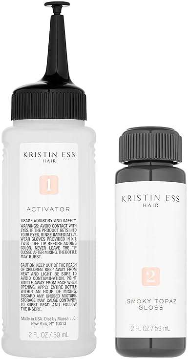 Kristin Ess Hair Gloss in Smokey Topaz Medium Neutral Blonde - 4 Wk Semi Permanent Hair Dye Glaze - Color Depositing Conditioner & Toner for Vibrant Shine & Gloss - Vegan, Silicone & Ammonia Free - Image 6