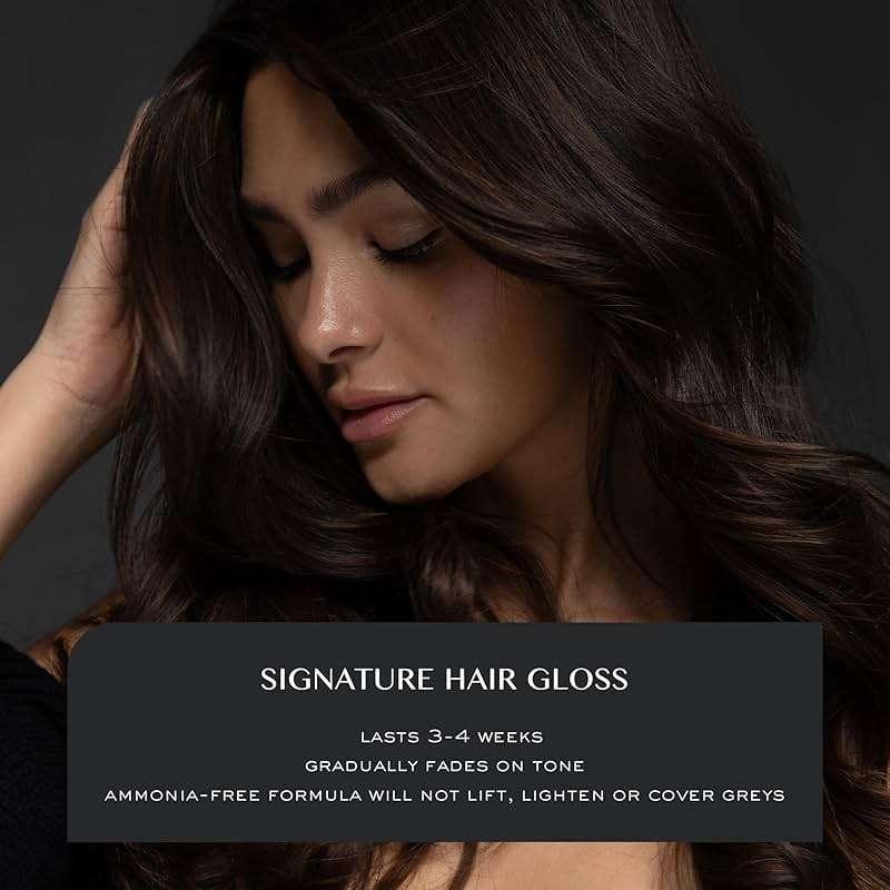 Kristin Ess Hair Gloss in Smokey Topaz Medium Neutral Blonde - 4 Wk Semi Permanent Hair Dye Glaze - Color Depositing Conditioner & Toner for Vibrant Shine & Gloss - Vegan, Silicone & Ammonia Free - Image 7