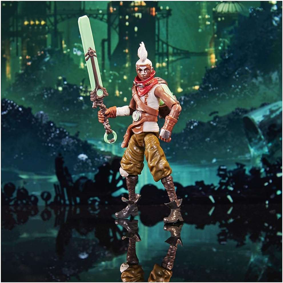 League of Legends, Dual Cities Pack w/Exclusive Jinx, Heimerdinger, Vi, Caitlyn, and Ekko, 4-Inch Collectible Figures, Accessories, Ages 12 and Up - Image 5