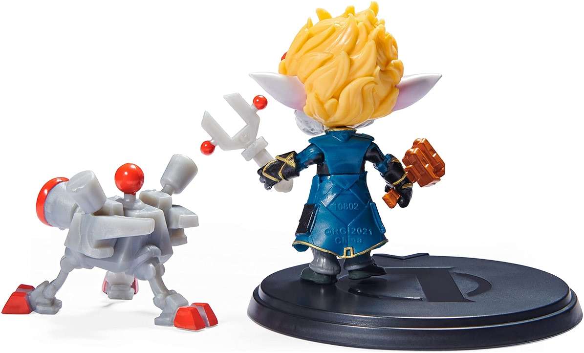 League of Legends, Dual Cities Pack w/Exclusive Jinx, Heimerdinger, Vi, Caitlyn, and Ekko, 4-Inch Collectible Figures, Accessories, Ages 12 and Up - Image 9