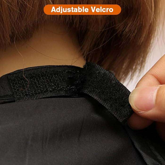 Beard Bib Apron for Men, Father's Day Gift Beard Trimming Catcher Bib for Shaving & Hair Clippings, Waterproof Non-Stick Hair Catcher Grooming Cloth with 2 Suction Cups - Image 7