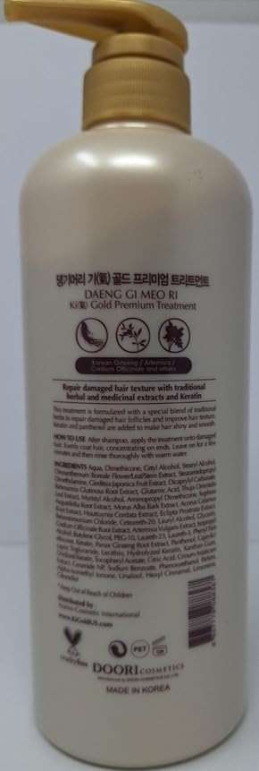 Daeng Gi Meo Ri - Ki Gold - Premium Shampoo + Treatment Set for Hair Loss, Thin Hair, Gray Hair Prevention and Treatment, Medicinal Herbal Shampoo, All Natural, Korea's No. 1 Hair Brand - Image 8