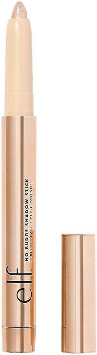 e.l.f. No Budge Shadow Stick, Long-Lasting Cream Eyeshadow Stick For High-Pigment, Metallic Color, Vegan & Cruelty-Free, Perfect Pearl - Image 1