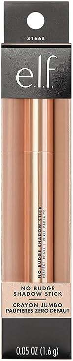 e.l.f. No Budge Shadow Stick, Long-Lasting Cream Eyeshadow Stick For High-Pigment, Metallic Color, Vegan & Cruelty-Free, Perfect Pearl - Image 3