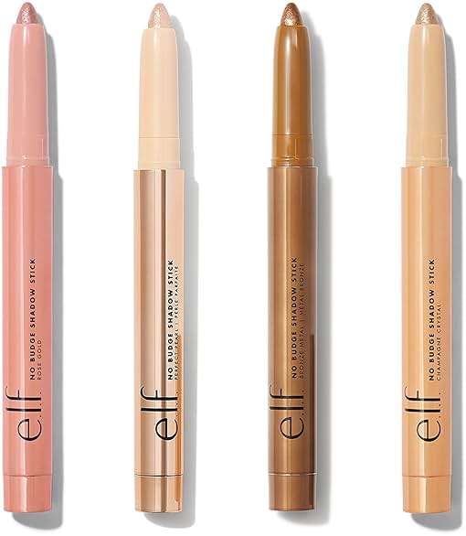 e.l.f. No Budge Shadow Stick, Long-Lasting Cream Eyeshadow Stick For High-Pigment, Metallic Color, Vegan & Cruelty-Free, Perfect Pearl - Image 6