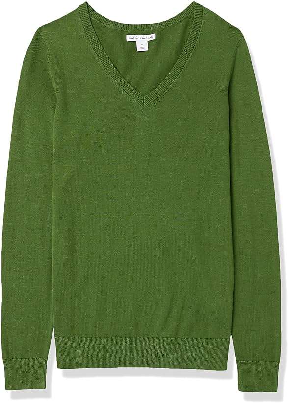 Amazon Essentials Women's Regular-Fit Lightweight Long-Sleeve V-Neck Sweater - Image 9