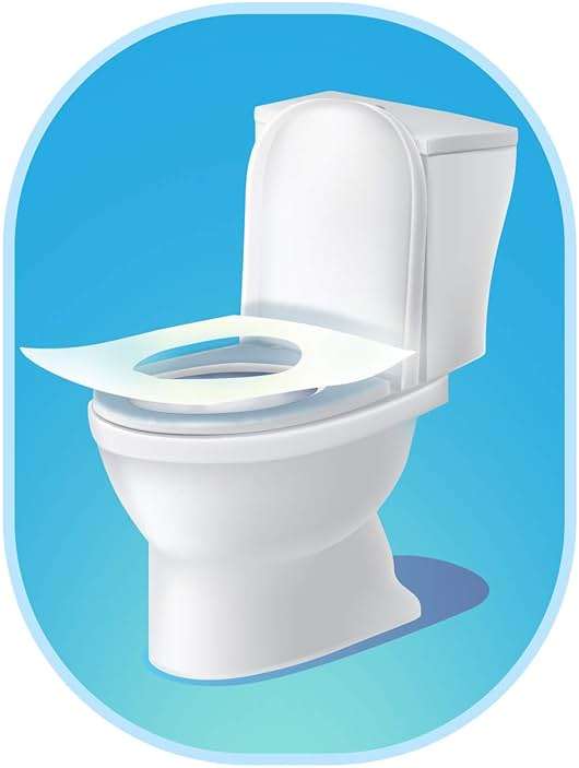 Rockland Guard Disposable Toilet Seat Covers - Flushable Paper Travel Pack - 100 Count (10 Resealable 10-Packs) - Portable Potty Training & Bathroom Hygiene Essentials for Adults & Kids - Image 6