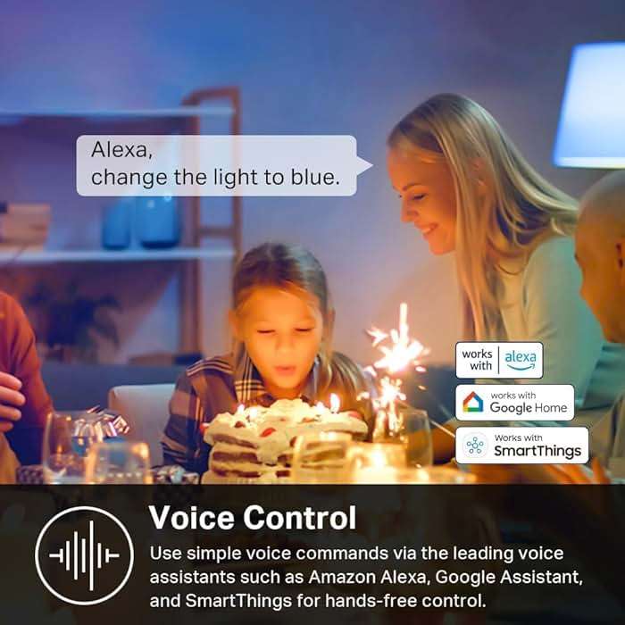 Kasa Smart Light Bulbs, Full Color Changing Dimmable Smart WiFi Bulbs Compatible with Alexa and Google Home, A19, 60 W 800 Lumens,2.4Ghz only, No Hub Required, 2-Pack (KL125P2), Multicolor - Image 9