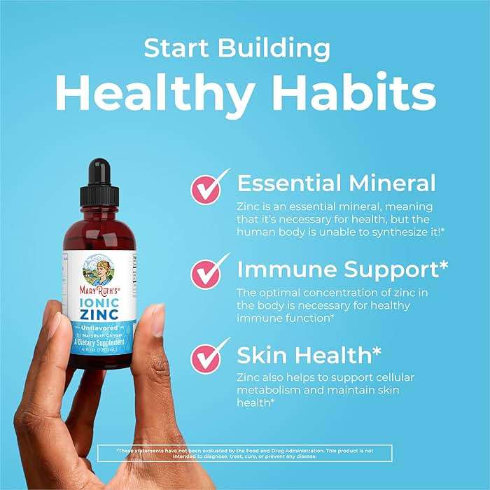 MaryRuth Organics Zinc Supplement for Immune Support, Immune Support Supplement for Kids, Ages 4-13, Zinc Sulfate, Vegan, USDA Organic, Glycerin Based, 2 Fl Oz - Image 5
