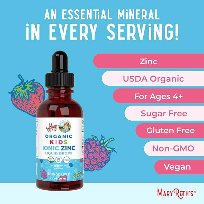 MaryRuth Organics Zinc Supplement for Immune Support, Immune Support Supplement for Kids, Ages 4-13, Zinc Sulfate, Vegan, USDA Organic, Glycerin Based, 2 Fl Oz - Image 7