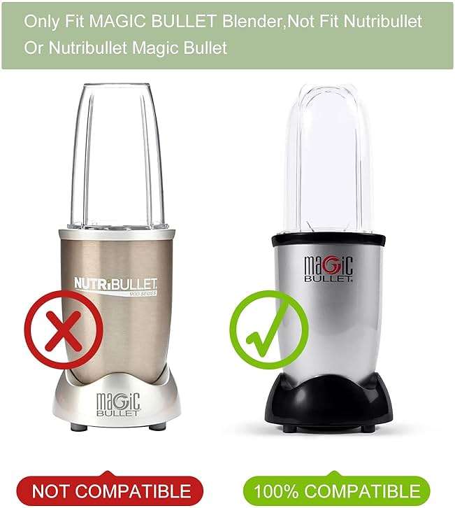 (Pack of 2) Cross Blade Blender Magic Bullet Replacement Parts Compatible with 250-watt Magic Bullet MB1101 Series Blender, Juicer and Mixer - Image 3