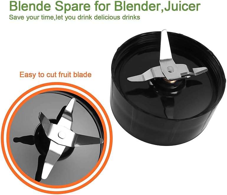 (Pack of 2) Cross Blade Blender Magic Bullet Replacement Parts Compatible with 250-watt Magic Bullet MB1101 Series Blender, Juicer and Mixer - Image 7