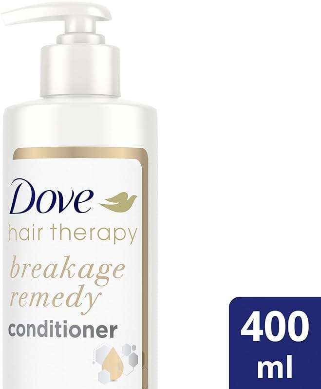 Dove Hair Therapy Conditioner for Damaged Hair Breakage Remedy Hair Conditioner with Nutrient-Lock Serum 13.5 fl oz - Image 2