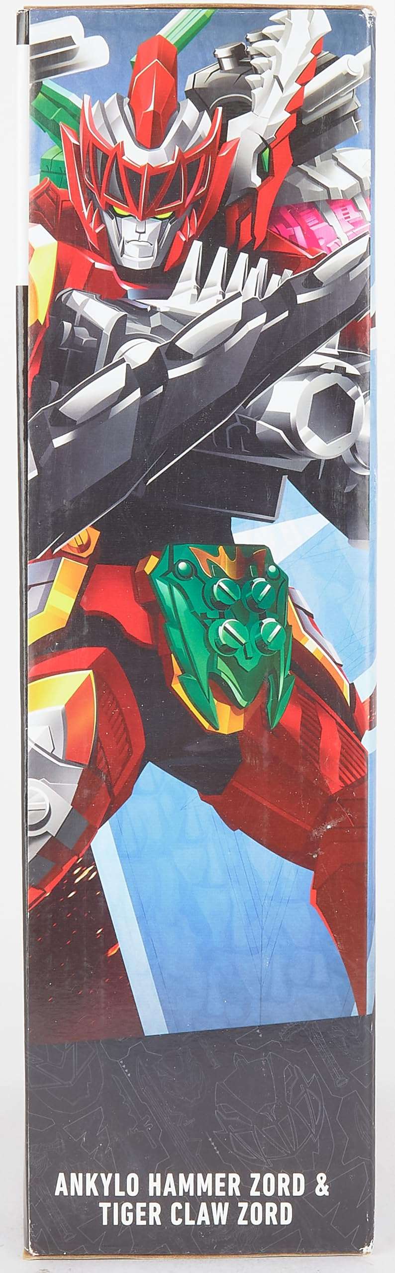 Power Rangers Dino Fury Pink Ankylo Hammer and Green Tiger Claw Zord Toys for Kids Ages 4 and Up Zord Link Mix-and-Match Custom Build System - Image 12