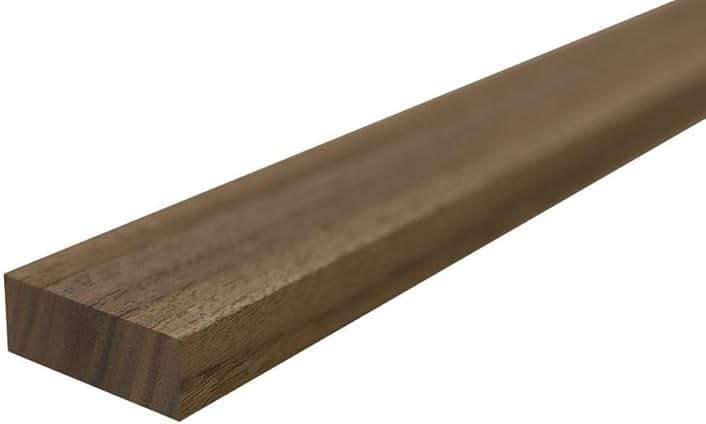Pack of 4, Black Walnut Lumber Boards - 3/4" x 2", Best Hardwood Lumber for Cutting Boards (3/4" x 2" x 36") - Image 1