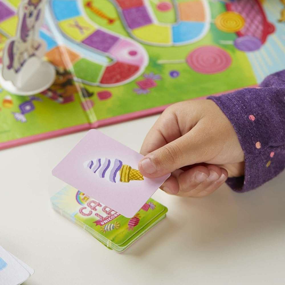 Hasbro Gaming Candy Land Unicorn Edition Preschool Board Game | Back to School Gifts for Kids | Classroom Toys | Ages 3+ (Amazon Exclusive) - Image 2