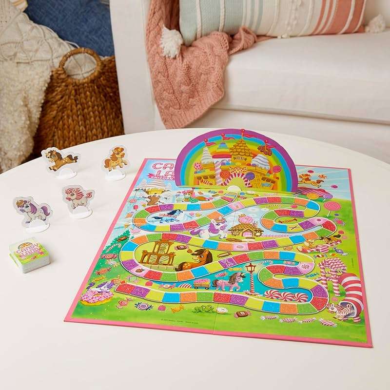 Hasbro Gaming Candy Land Unicorn Edition Preschool Board Game | Back to School Gifts for Kids | Classroom Toys | Ages 3+ (Amazon Exclusive) - Image 6