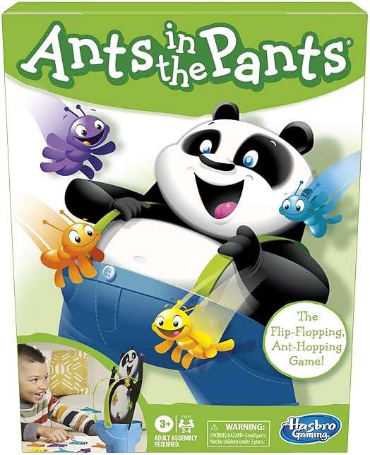 Hasbro Gaming Ants in The Pants Preschool Game for Kids Ages 3+, Fun Board Game for 2-4 Players, Easter Gifts for Boys and Girls (Amazon Exclusive) - Image 1