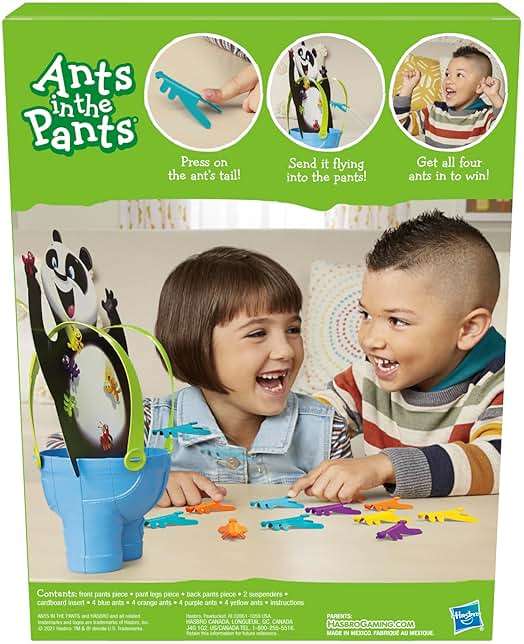 Hasbro Gaming Ants in The Pants Preschool Game for Kids Ages 3+, Fun Board Game for 2-4 Players, Easter Gifts for Boys and Girls (Amazon Exclusive) - Image 3