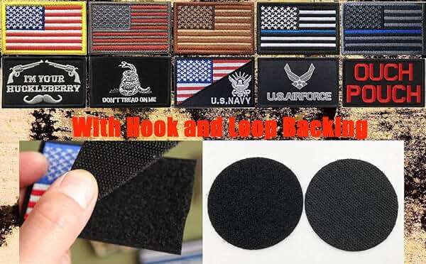 Zcketo 3 Pack Ouch Pouch Tactical Patch Set Military Uniform Emblem Patches Hook & Loop Interesting Positive Badge Patches - Image 2