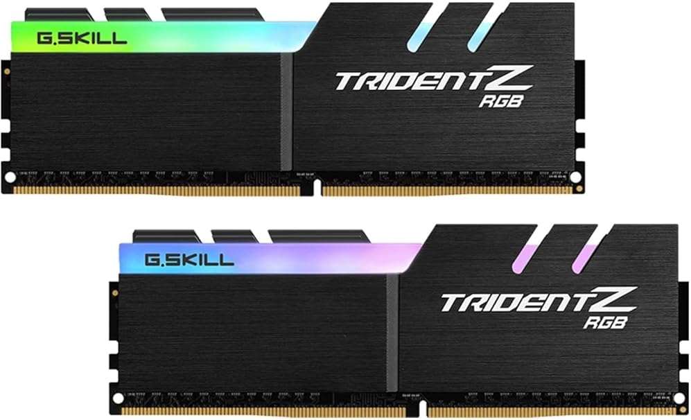 G.SKILL Trident Z RGB Series DDR4 RAM (XMP) 32GB (2x16GB) 4000MT/s CL18-22-22-42 1.40V Desktop Computer Memory U-DIMM (F4-4000C18D-32GTZR) - Image 1
